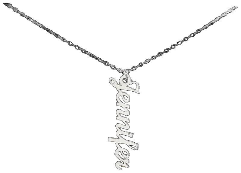 Multi Vertical Name Necklace