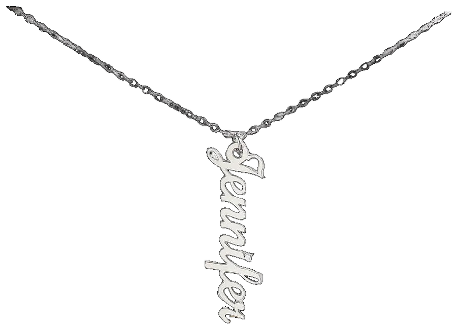 Multi Vertical Name Necklace