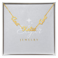 Multiple Name Necklace