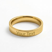 Engraved Women's Ring