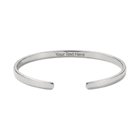 Engraved Cuff Bracelet