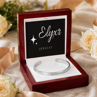 Engraved Cuff Bracelet