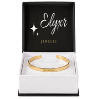 Engraved Cuff Bracelet