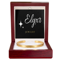 Engraved Cuff Bracelet