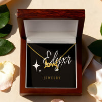 Scripted Love Necklace