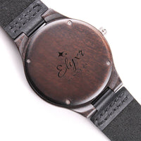 Card Wood Watch