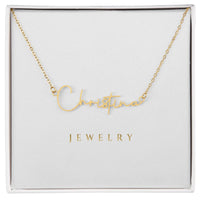Signature Name Necklace