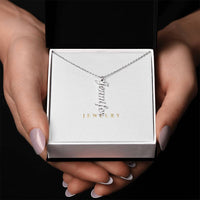 Vertical Name Necklace