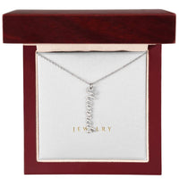 Vertical Name Necklace
