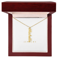 Vertical Name Necklace