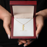Vertical Name Necklace