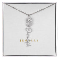 Flower Name Necklace