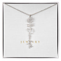 Flower Name Necklace