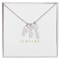 Multi Vertical Name Necklace