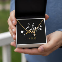 Scripted Love Necklace