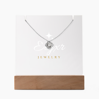 Love Knot Necklace (Necklace +Acrylic LED)