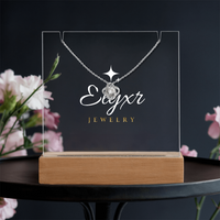 Love Knot Necklace (Necklace +Acrylic LED)