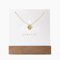 Love Knot Necklace (Necklace +Acrylic LED)