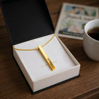 4-Sided Stick Necklace - Engraved