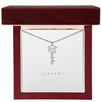 Graduation Cap Name Necklace