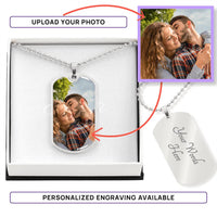 Upload Dog Tag Necklace