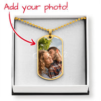 Upload Dog Tag Necklace
