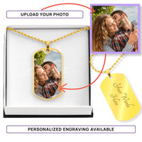 Upload Dog Tag Necklace