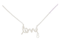 Scripted Love Necklace