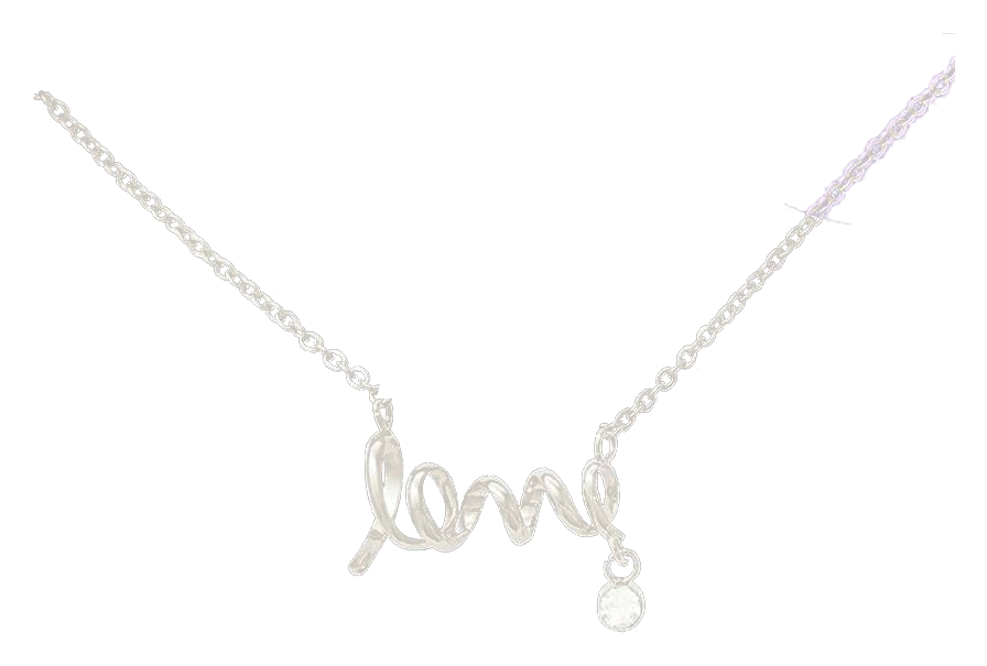 Scripted Love Necklace